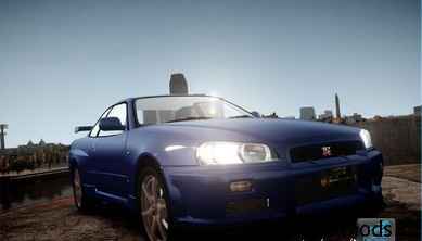 GTA IV  2002 Nissan Skyline GT-R R34 1