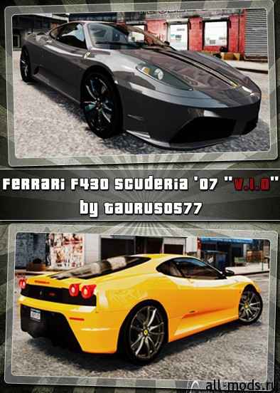  GTA IV   2007 Ferrari F430 Scuderia