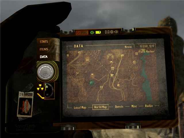 Fallout NV     Pip-Boy Readius   !