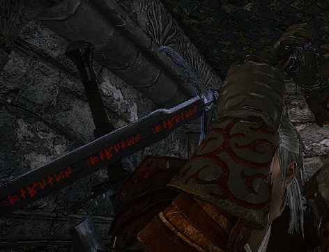 Мод Ведьмак 2 — кровавые руны для меча