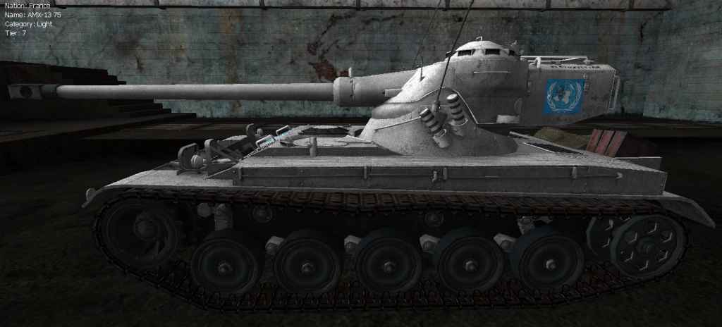  World Of Tanks  AMX-13-75  United Nations  