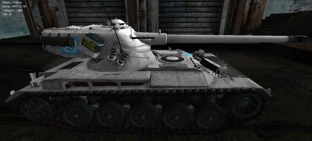  World Of Tanks  AMX-13-90  United Nations V2  