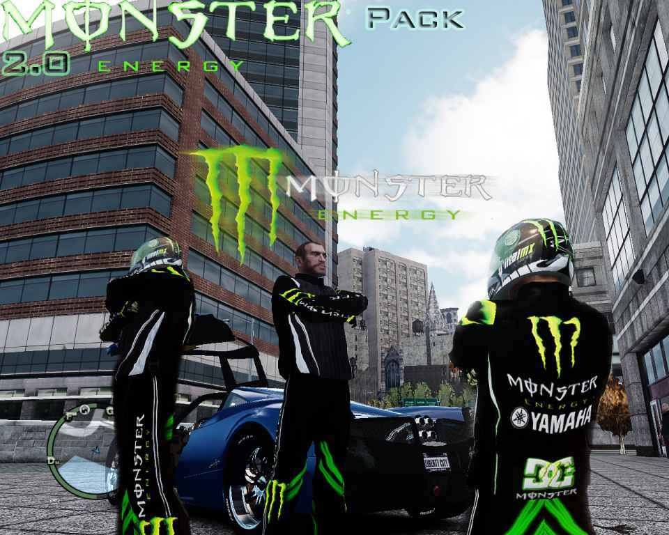 GTA IV   Monster Energy