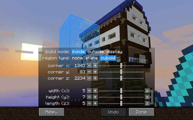 Minecraft 1.4.5  BuildRegion