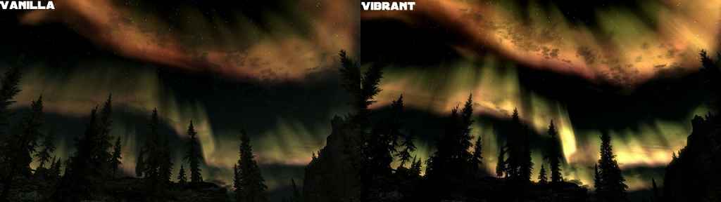  Skyrim  Ҹ     . Vibrant Auroras