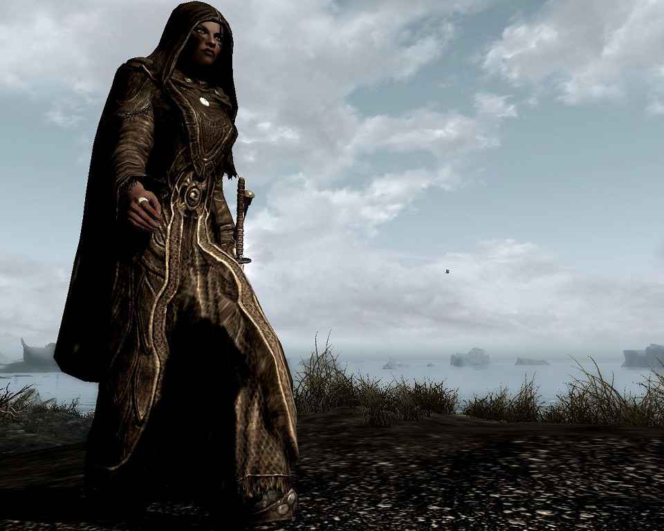  Skyrim  Pilgrim Robes and Backpack