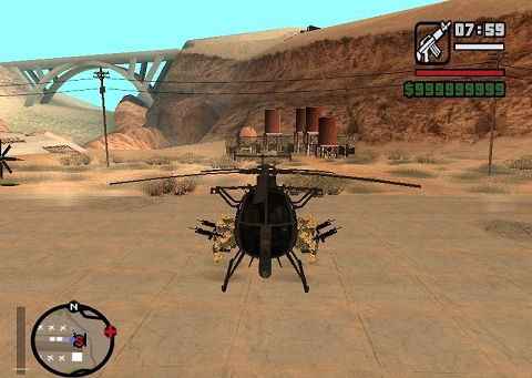  GTA San Andreas  MH6 passanger mod