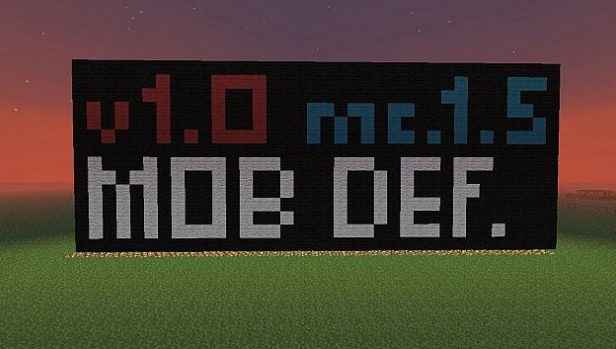  Minecraft 1.5.1  Mob Defense