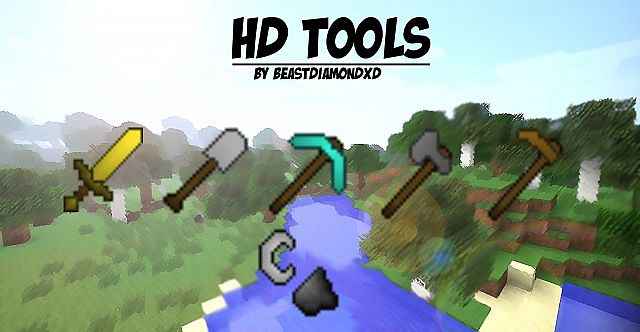  Minecraft 1.5.x   HD Tools/Weapons