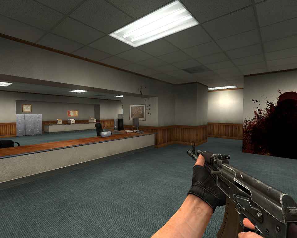  Counter Strike:Source  Ak-74 Reskin black