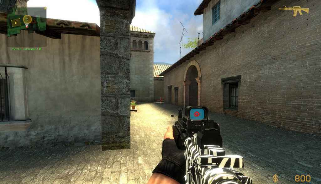 Counter Strike:Source — White tiger Camo (M4A1)