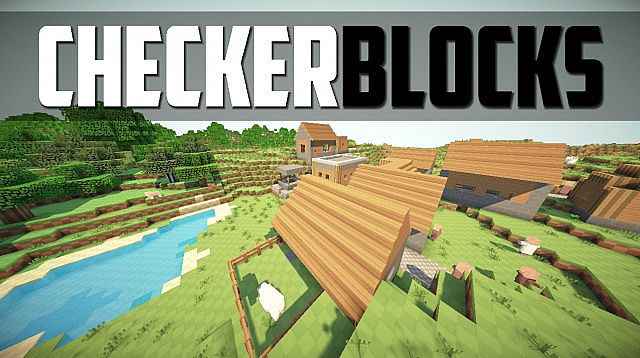  Minecraft 1.5.x   CheckerBlocks  HD 