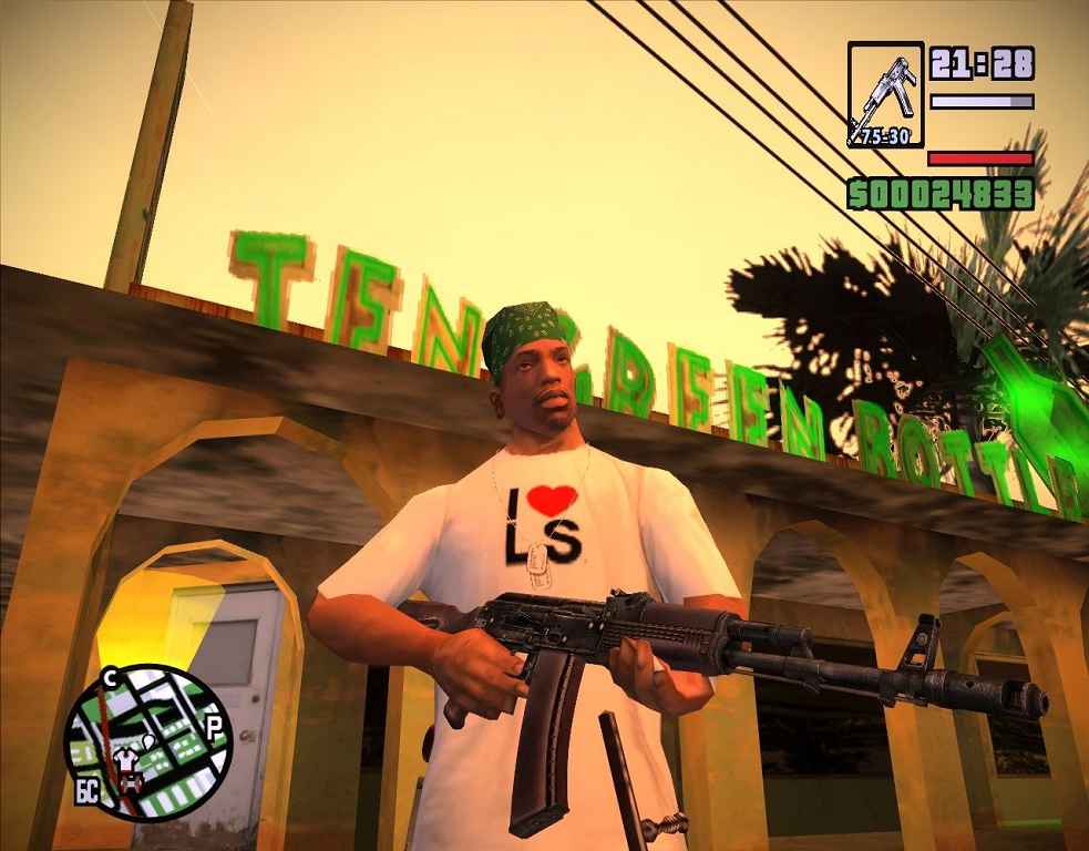  GTA San Andreas   AK74