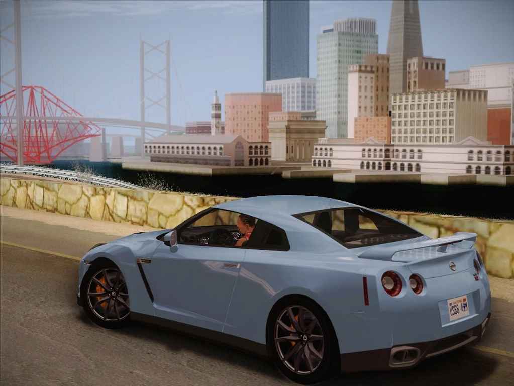  GTA San Andreas  Nissan GTR Black