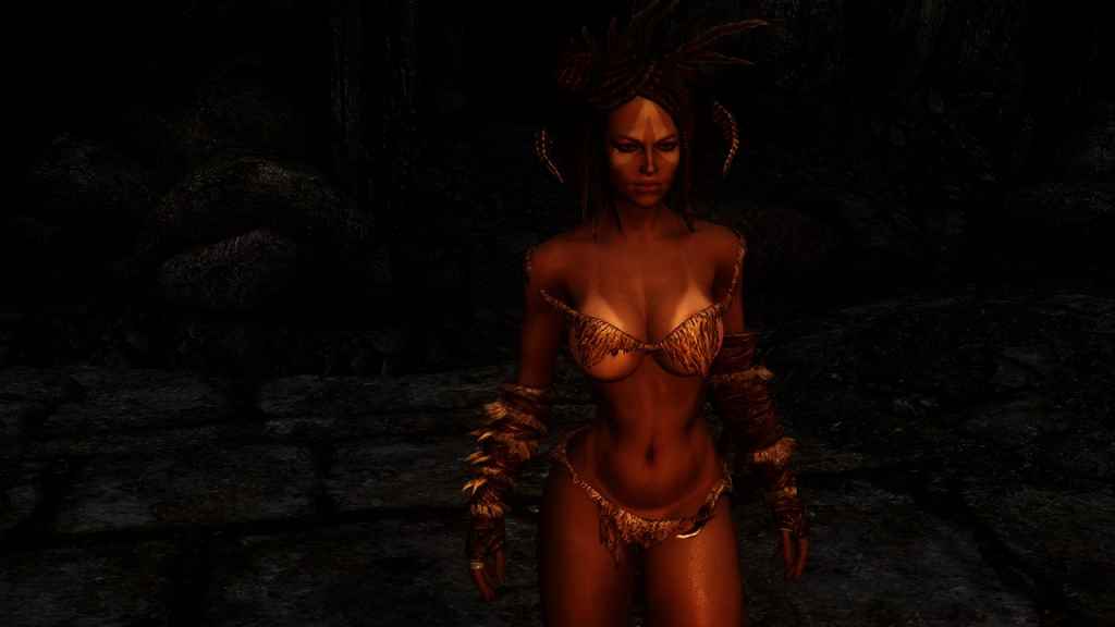  Skyrim  I love cleavage (CBBE)