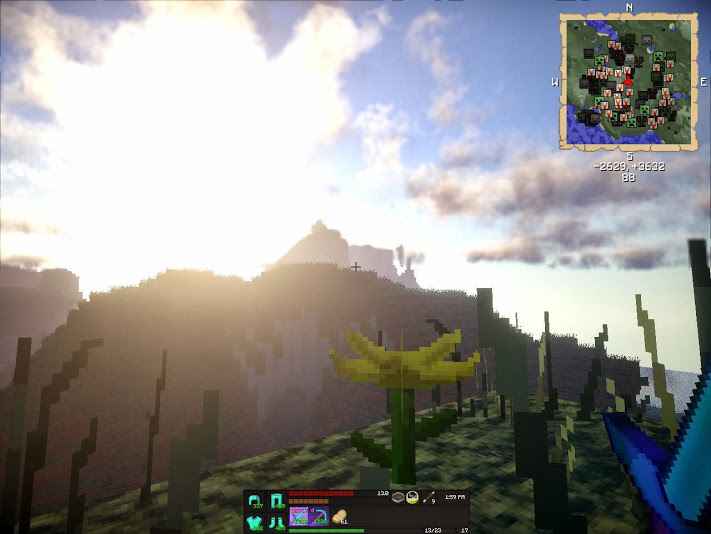  Minecraft 1.6.4  Compact Display HUD