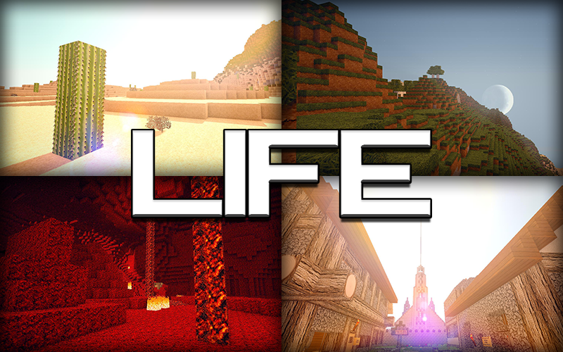  Minecraft 1.7.x   Life HD