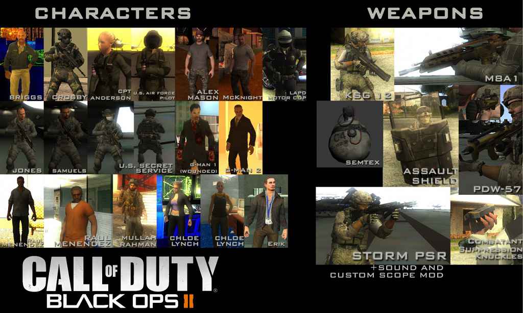  GTA San Andreas  Call of Duty: Black Ops II    