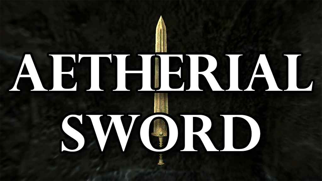  Skyrim  Aetherial Sword of Dwemers    