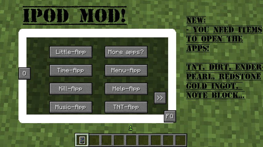  Minecraft 1.7.2  iPod /    