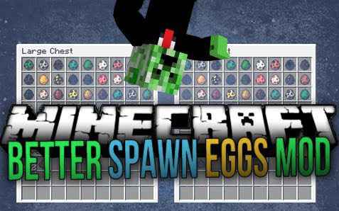  Minecraft 1.6.4  Better Spawn Eggs