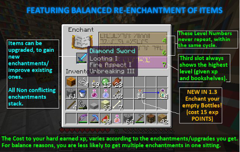  Minecraft 1.5.2  Superior Enchantment System