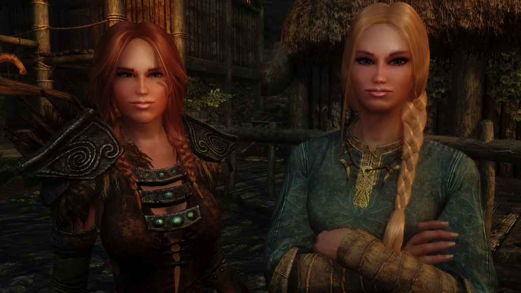  Skyrim   .   . (Lore Friendly Frozen Sisters  Elsa and Anna)