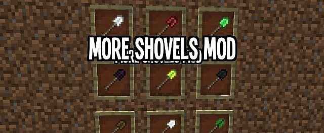 Minecraft 1.7.2  More Shovels