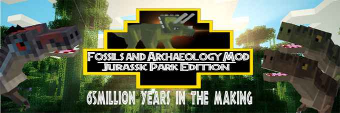  Minecraft  Fossils and Archaeology: The Jurassic Park Edition  1.7.10/1.7.2