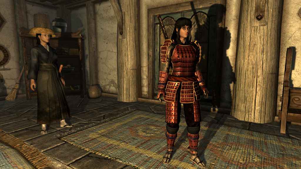 Skyrim      / Akaviri Follower Reiko and Armory  Standalone