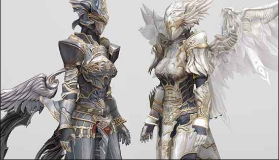  Skyrim      / Silver Knight & Dark Knight Armor