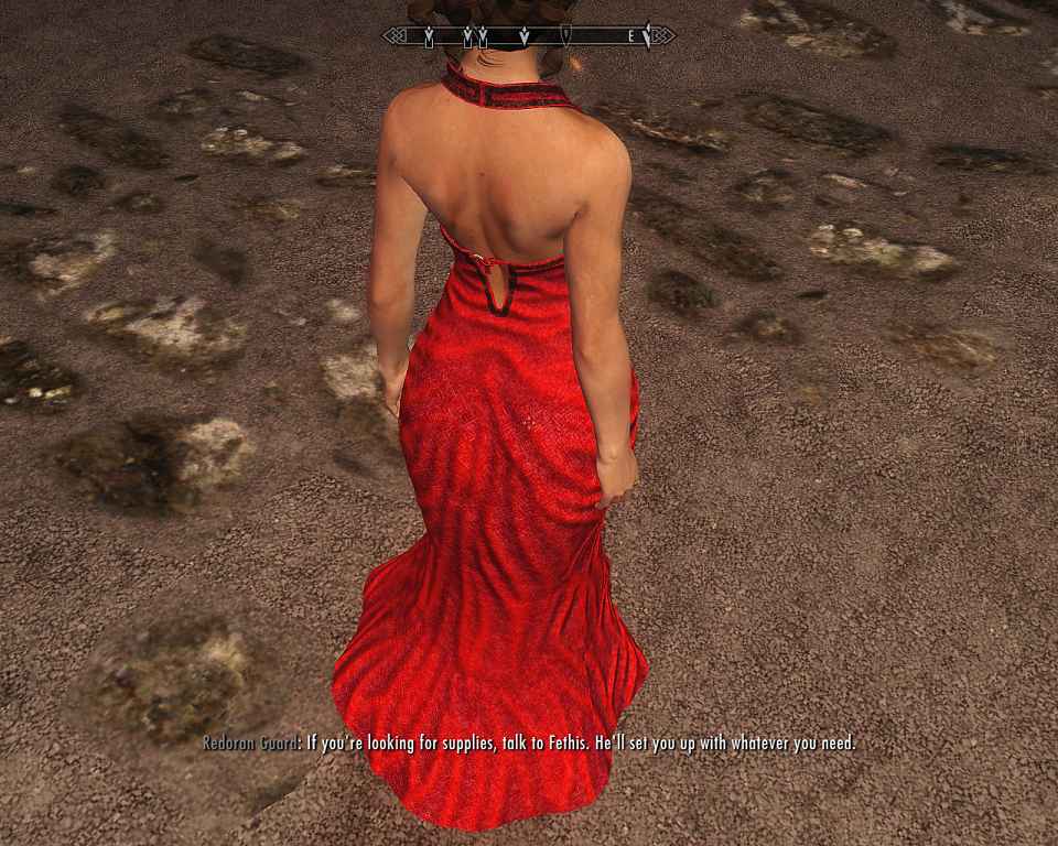  Skyrim    (Red dress UNP)