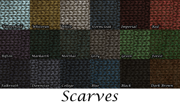  Skyrim   - (Scarves of Skyrim  Lore-friendly Remix edition)