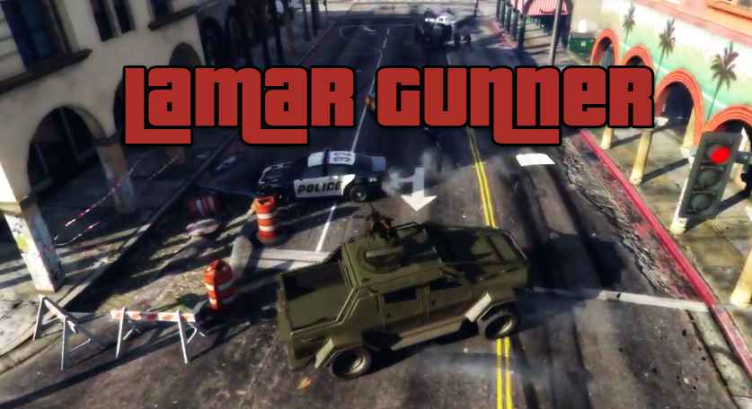  GTA 5  Lamar Gunner