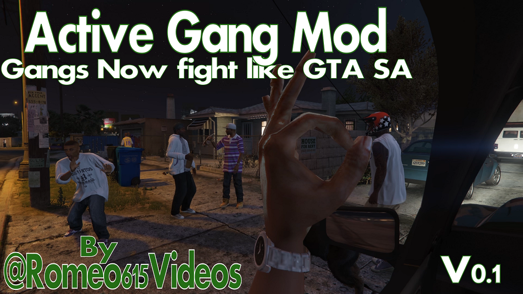  GTA 5    (Active Gang Mod)