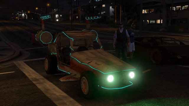 GTA 5     (Back to the Future Mod)