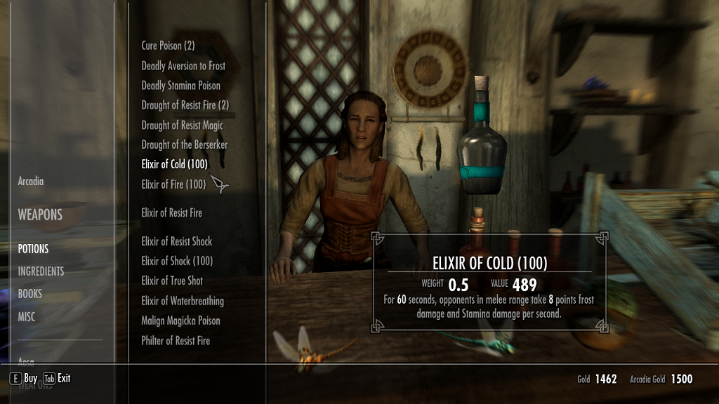  Skyrim    / Potion of cloaks