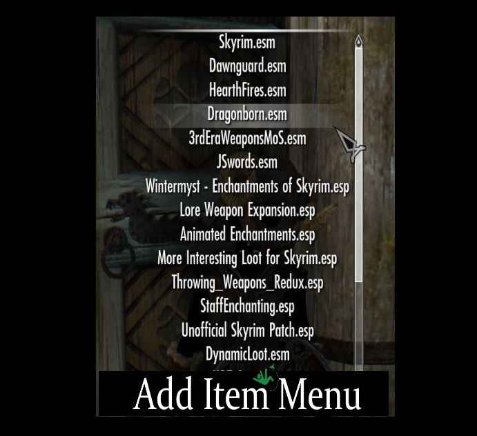  Skyrim  Add Item Menu (  )