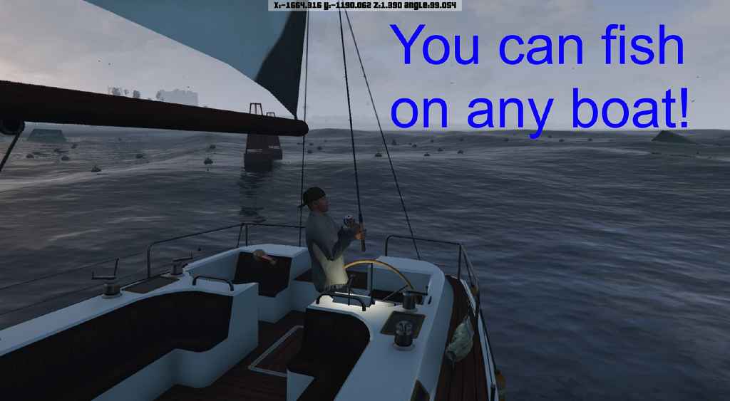 GTA 5   (Fishing Mod)