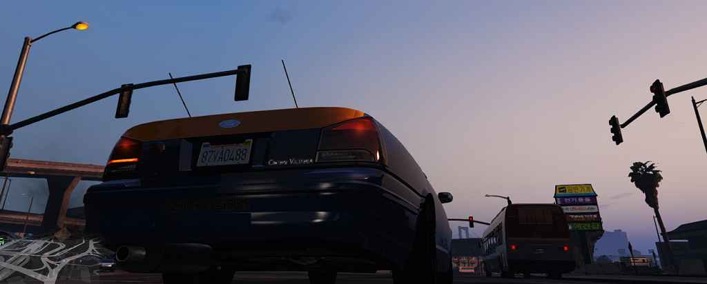  GTA 5      (LA Cab Crown Victoria)