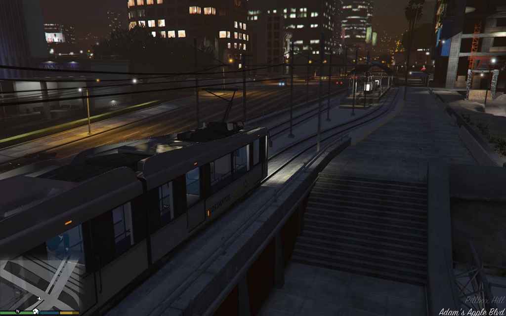  GTA 5      (New Metro Train Textures)