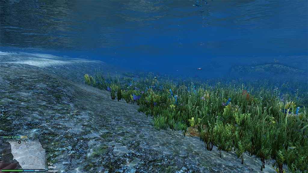  GTA 5     (Improved Underwater Wildlife)