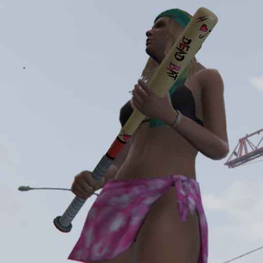  GTA 5      (Harley Quinn Suicide Squad Bat)