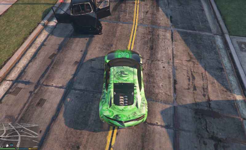  GTA 5     (Weed-Mobile Paintjob)