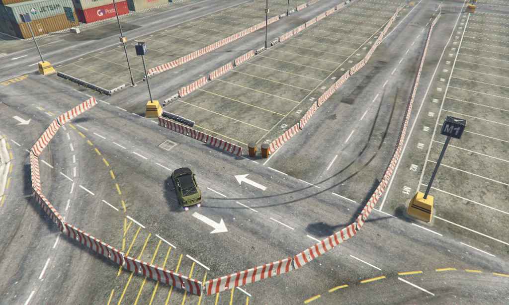  GTA 5     (Docks Drift Layout 2)