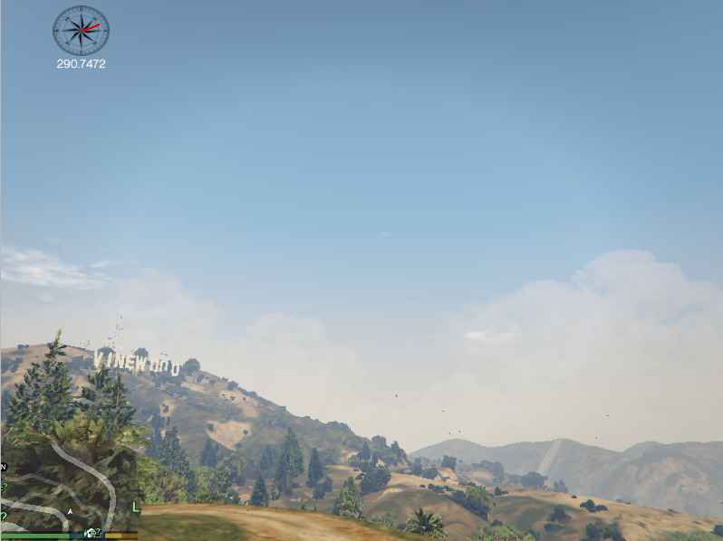  GTA 5   (Heading Display)