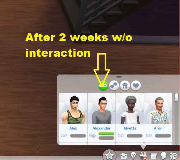  The Sims 4     (The Relationship Decay Mod)