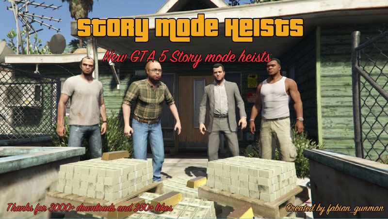  GTA 5     (Story Mode Heists)