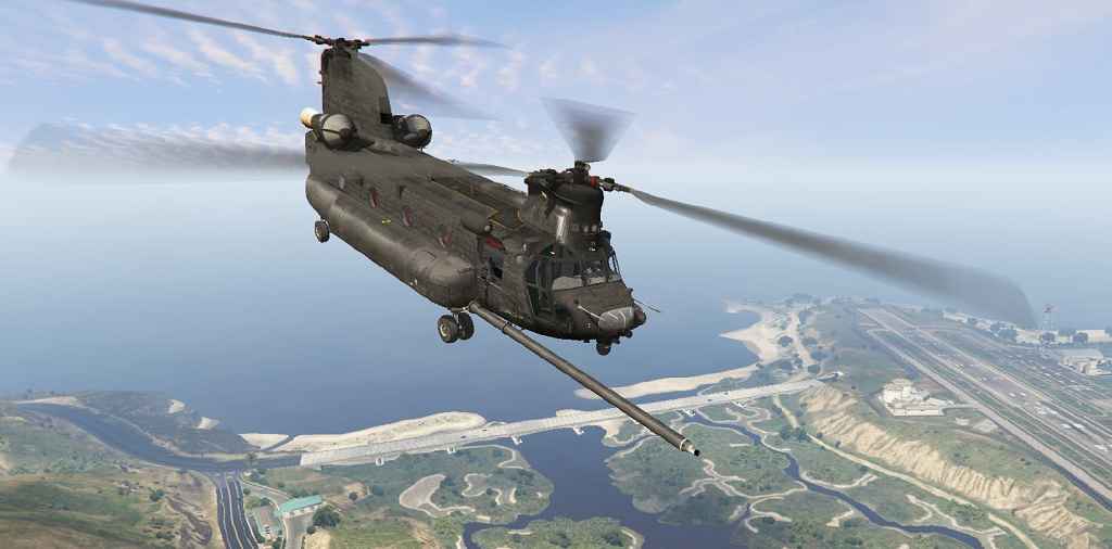  GTA 5    (MH-47G Chinook)