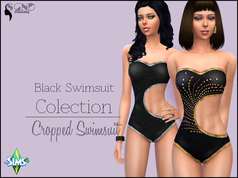  Sims 4     (Black Swimsuit Collection)